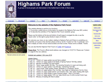 Tablet Screenshot of highamsparkforum.co.uk